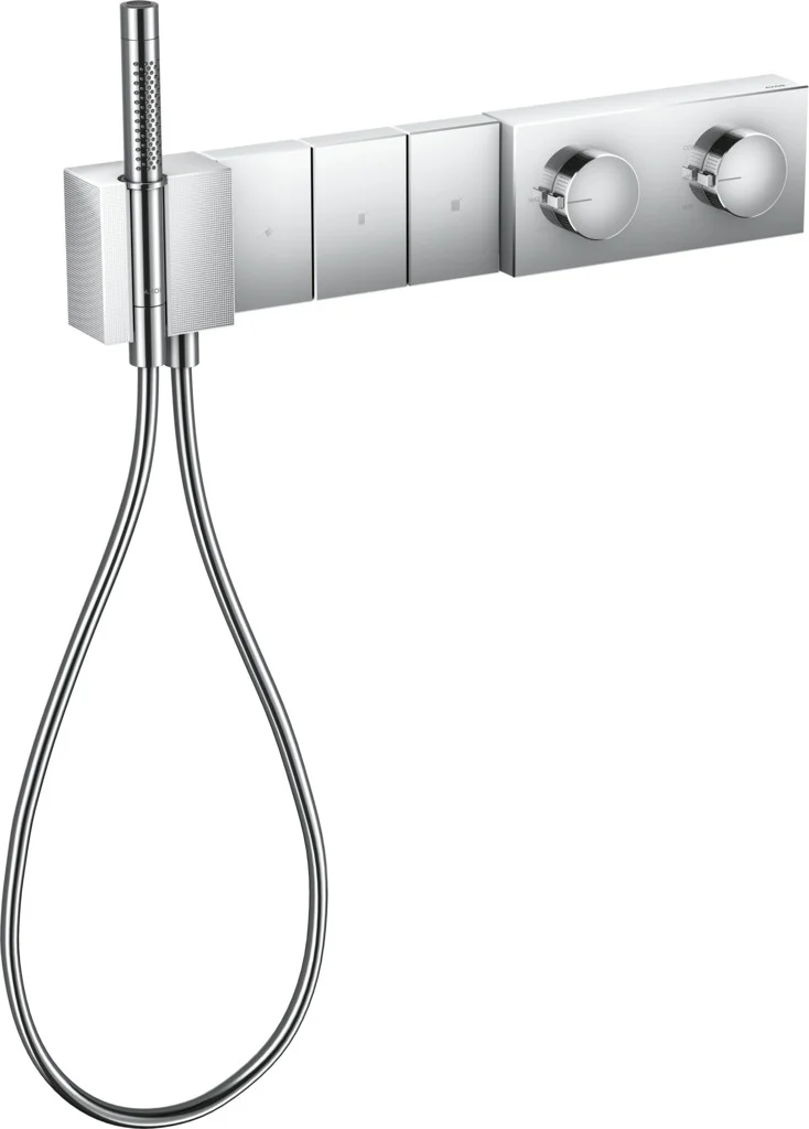 Hansgrohe AXOR Edge Thermostatmodul Select 46711XXX - Chrom, Diamantschliff, Unterputz, 3 Verbraucher, max. Durchfluss 38 l/min bei 3 bar Hansgrohe AXOR Edge Thermostatmodul Select 46711XXX - Chrom, Diamantschliff, Unterputz, 3 Verbraucher, max. Durchfluss 38 l/min bei 3 bar