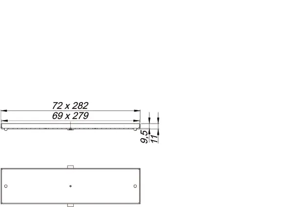 Abdeckung CeraFloor/CeraFrame Connect, rotgold matt Abdeckung CeraFloor/CeraFrame Connect, rotgold matt