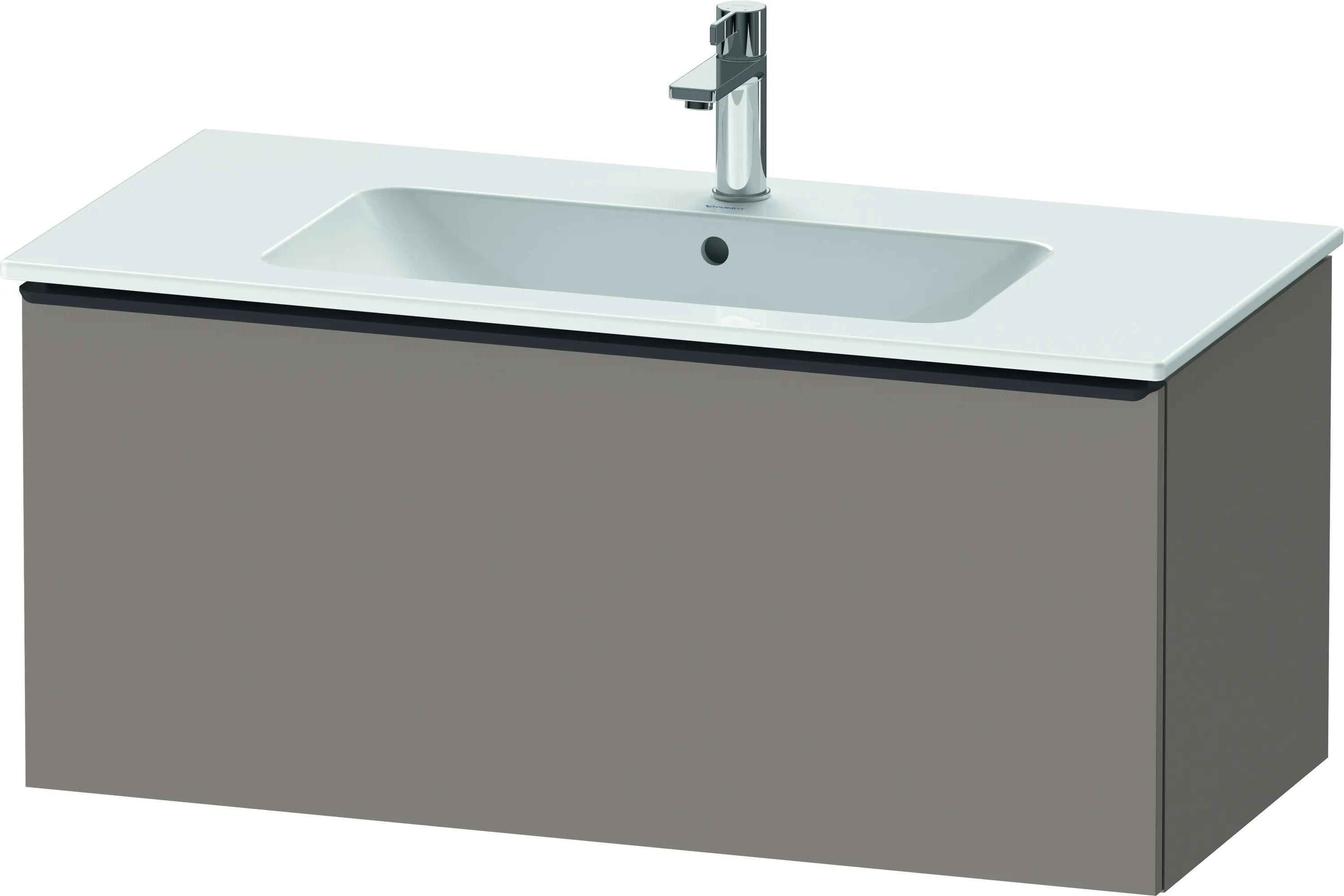 Duravit Waschtischunterschrank wandhängend „D-Neo“ 101 × 44 × 46,2 cm Basalt Matt Duravit Waschtischunterschrank wandhängend „D-Neo“ 101 × 44 × 46,2 cm Basalt Matt