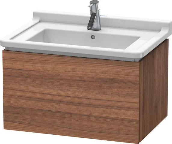 Duravit Waschtischunterschrank wandhängend „L-Cube“ 67 × 40,8 × 46,9 cm Nussbaum Natur Duravit Waschtischunterschrank wandhängend „L-Cube“ 67 × 40,8 × 46,9 cm Nussbaum Natur