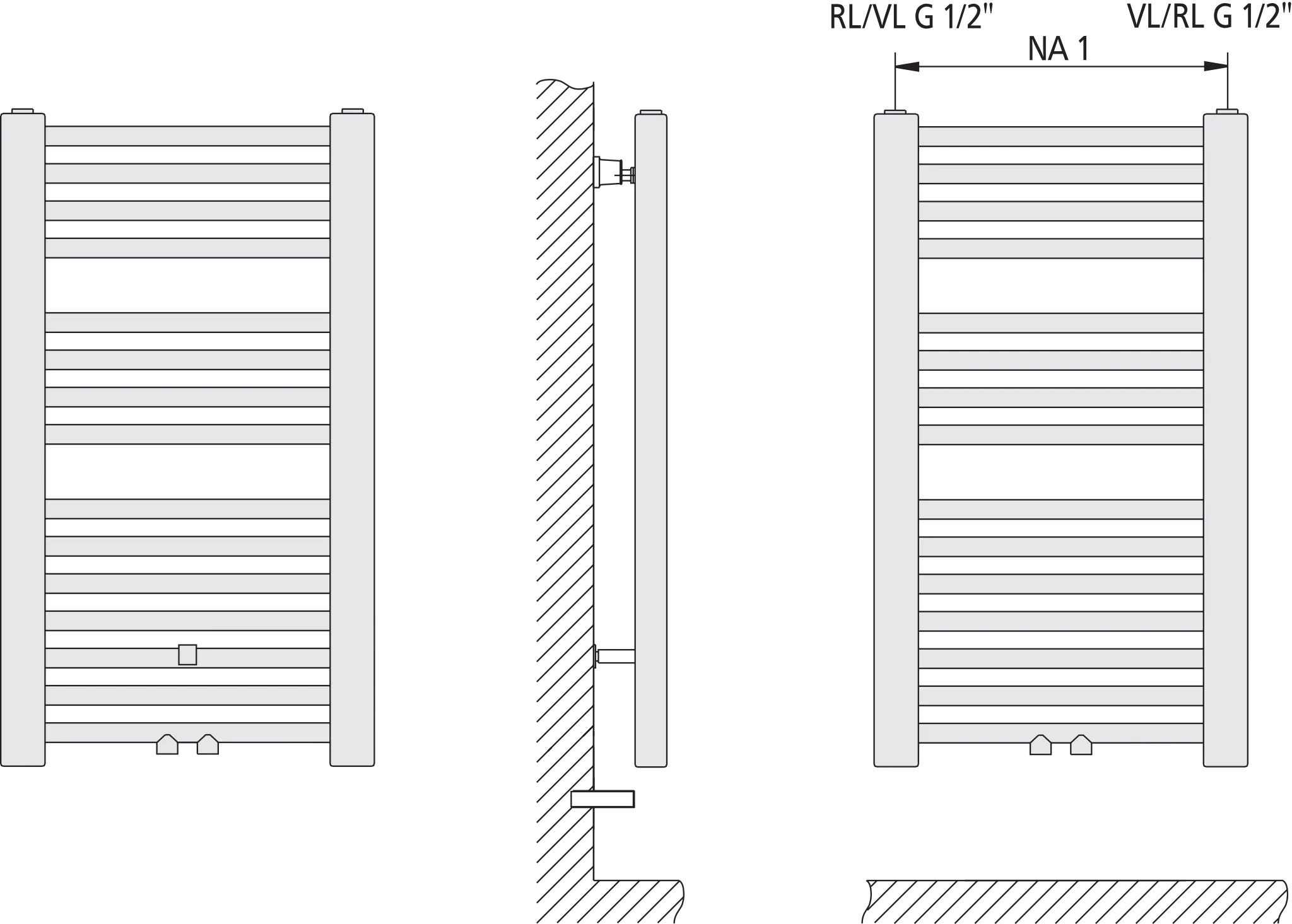 Kermi Heizkörper „Basic®-50“ 45 × 80,4 cm in Weiß Kermi Heizkörper „Basic®-50“ 45 × 80,4 cm in Weiß