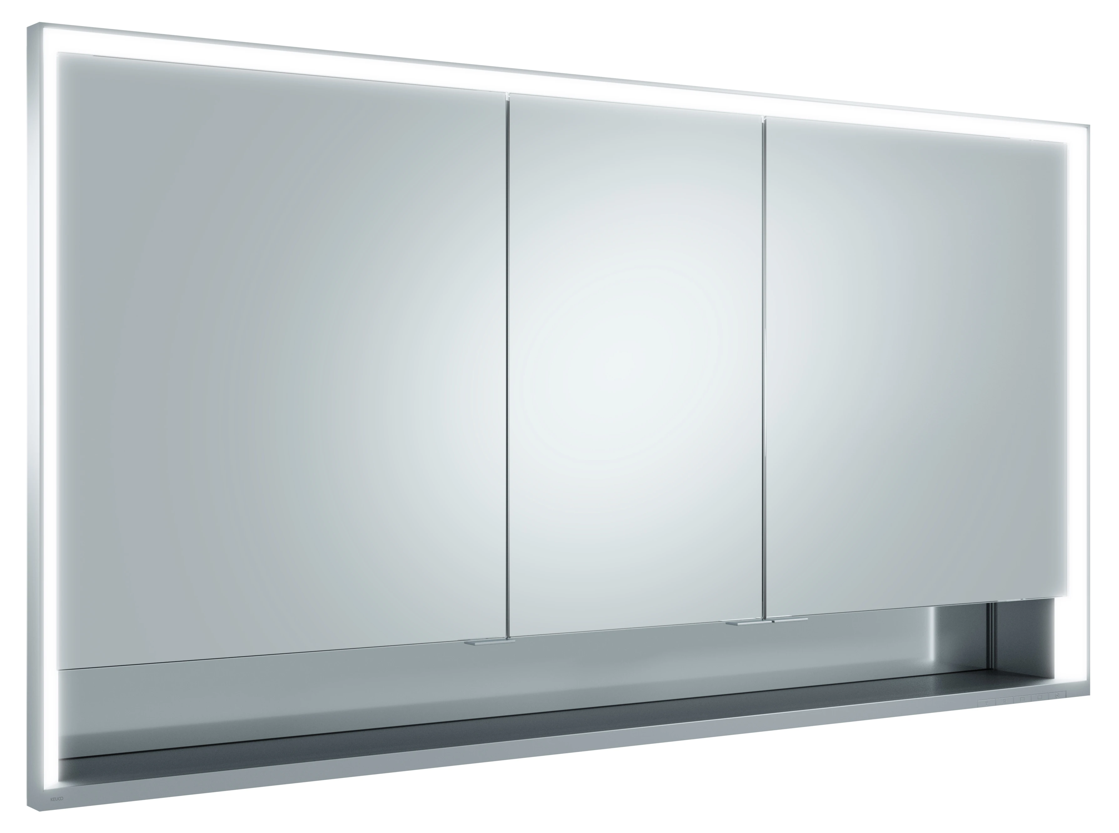 Royal Lumos 14316171305 Spiegelschrank Royal Lumos Einbau, DALI, m. Spiegelheiz. 1400 x 735 x 165 mm silber-eloxiert
