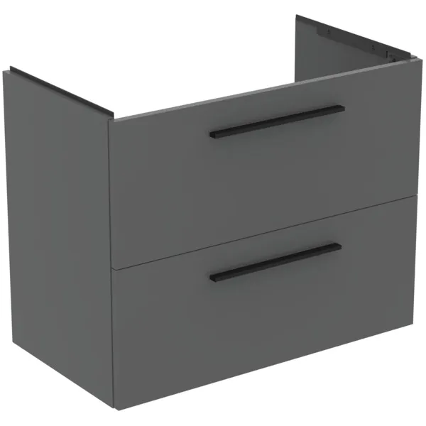Ideal Standard i.life A Möbelwaschtischunterschrank 800x440x630 mm Quarzgrau matt 2 Auszüge Softclose Ideal Standard i.life A Möbelwaschtischunterschrank 800x440x630 mm Quarzgrau matt 2 Auszüge Softclose