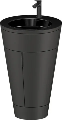 Duravit Waschtischunterschrank bodenstehend „Starck 1“ 56 × 86,4 × 60,5 cm in Schwarz Hochglanz Duravit Waschtischunterschrank bodenstehend „Starck 1“ 56 × 86,4 × 60,5 cm in Schwarz Hochglanz
