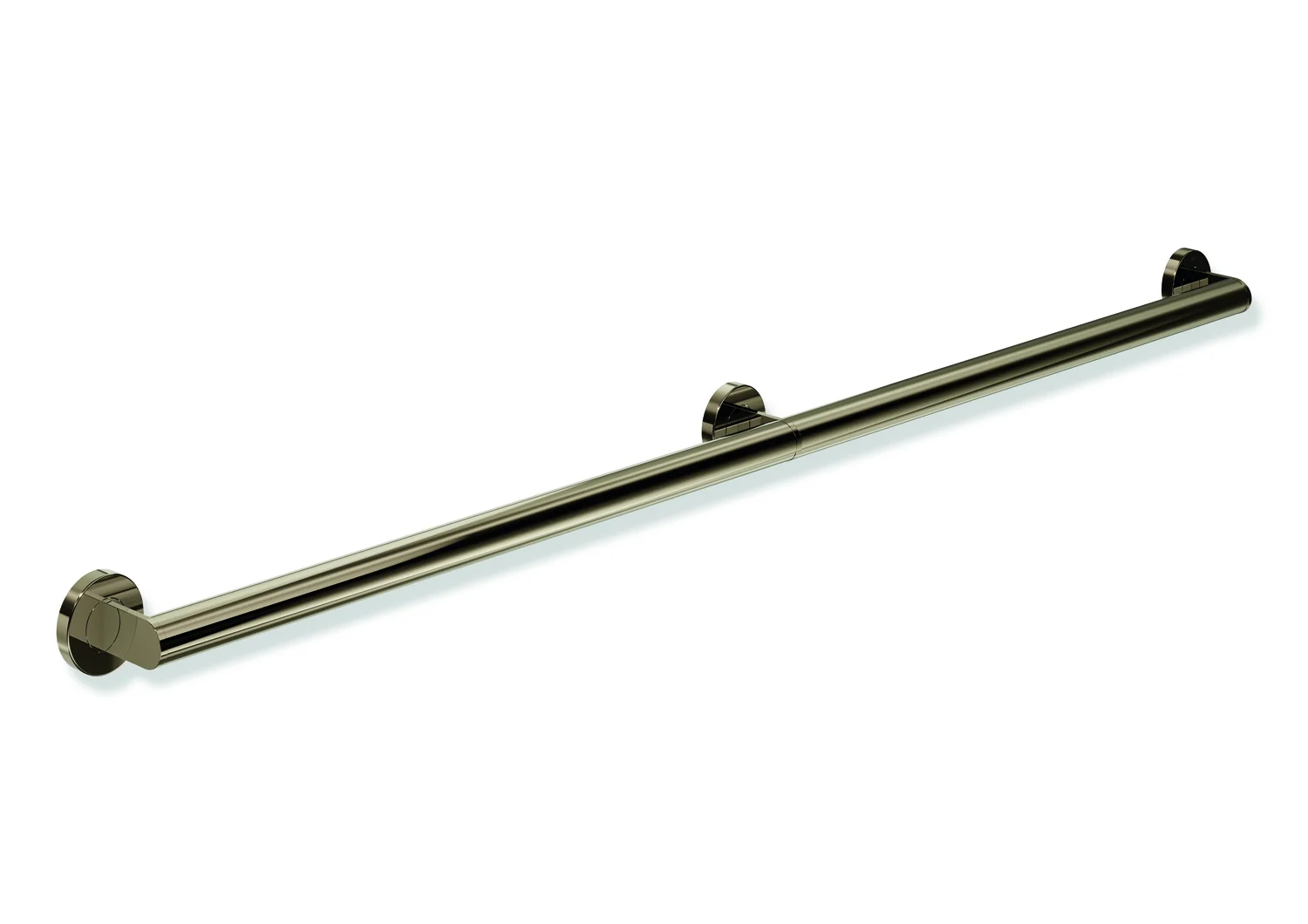 HEWI Haltegriff System 900, Edelstahl PVD bronze glänzend, Achsmaß 1321 mm, Tiefe 70 mm, Stangendurchmesser 32 mm
