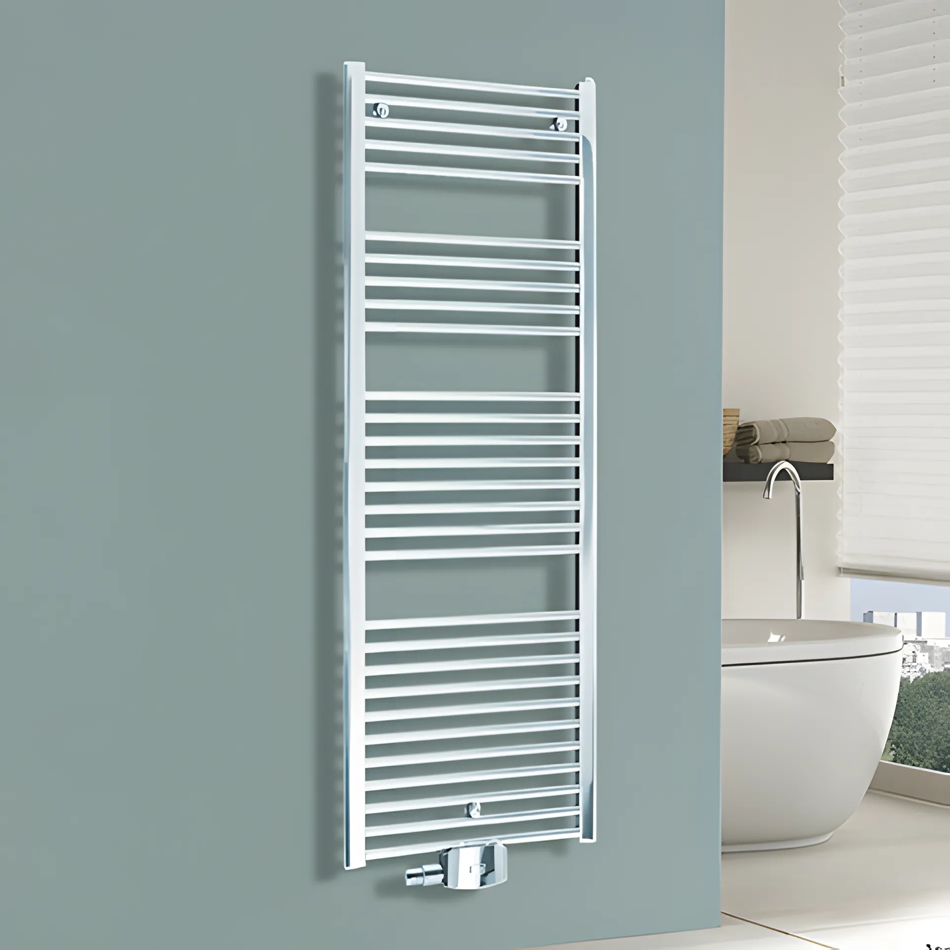 BEMM Design-Heizkörper „Mido“ 50 × 120,4 cm in Verchromt