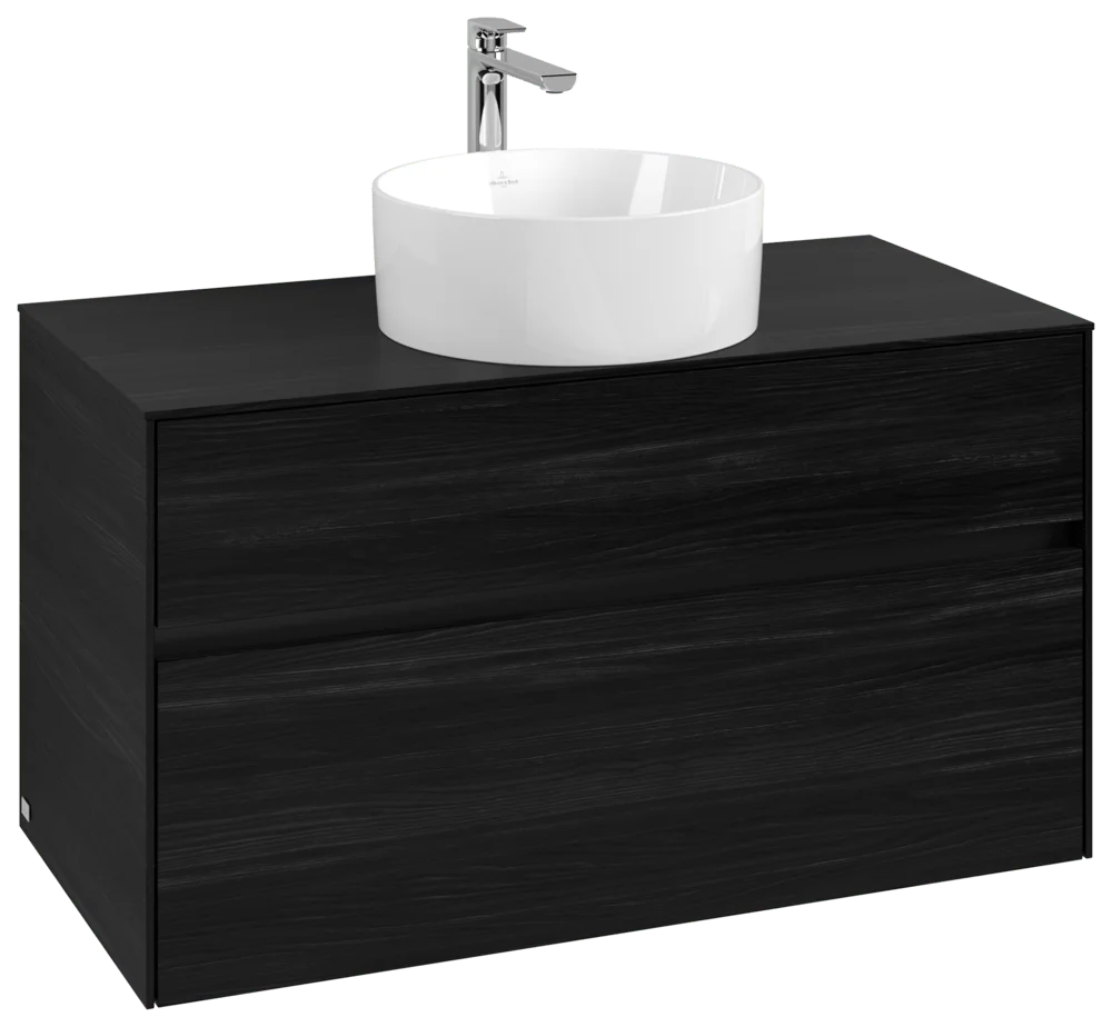 Villeroy & Boch Collaro Waschbeckenunterschrank C03800, 1000x548x500mm, Black Oak Villeroy & Boch Collaro Waschbeckenunterschrank C03800, 1000x548x500mm, Black Oak