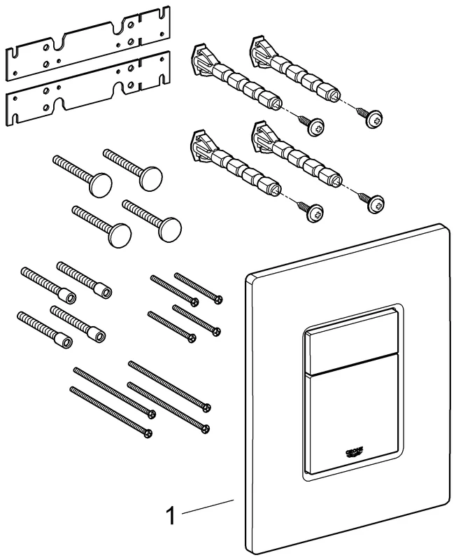 WC-Betätigung Skate Cosmopolitan 38916, 2-Mengen- und Start & Stopp-Betätigung, 156 x 197 mm, mit Spiegeloberfläche aus Sicherheitsglas, senkrechte und waagerechte Montage, Spiegelglas/titanium WC-Betätigung Skate Cosmopolitan 38916, 2-Mengen- und Start & Stopp-Betätigung, 156 x 197 mm, mit Spiegeloberfläche aus Sicherheitsglas, senkrechte und waagerechte Montage, Spiegelglas/titanium