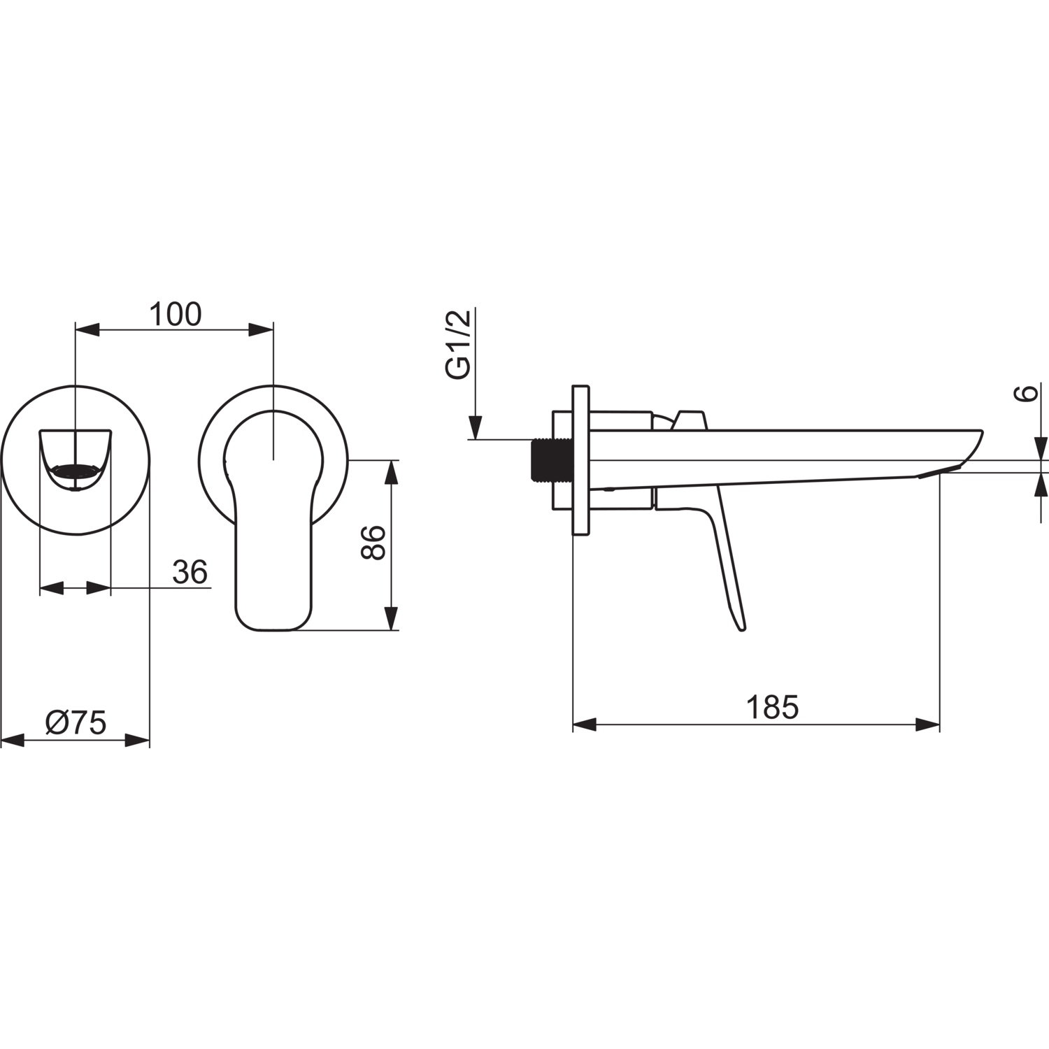 HansaBASIC Waschtischarmatur EHM FM-Set f. WT-Batt. HansaBASIC 5560 Ausladung 185 mm Chrom HansaBASIC Waschtischarmatur EHM FM-Set f. WT-Batt. HansaBASIC 5560 Ausladung 185 mm Chrom