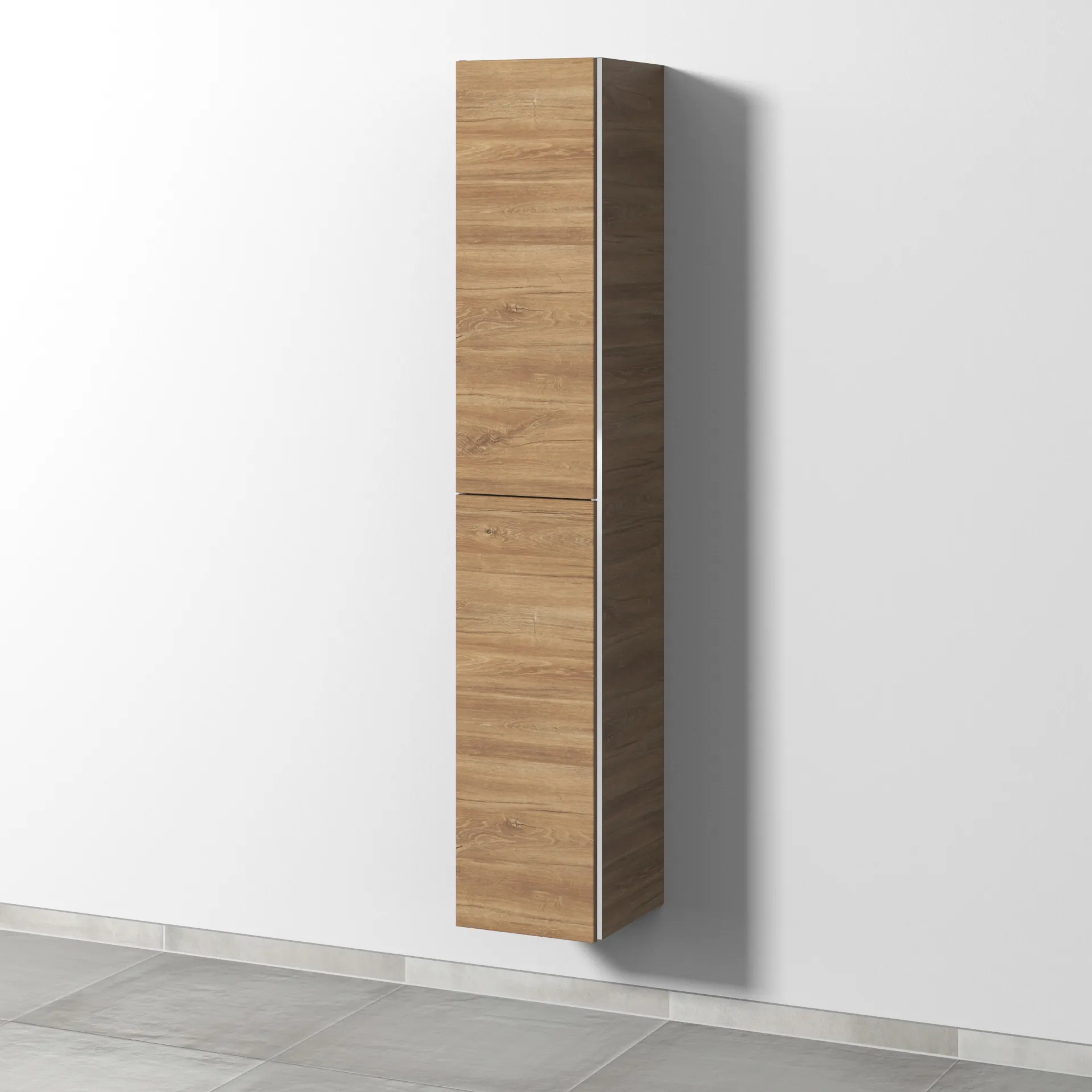 Sanipa Hochschrank "3way" 300 × 1700 × 345 mm Anschlag links, in Eiche Kansas, Anschlag links Regalelement: ohne|Farbe: Eiche Kansas|Türen: 2|Anschlag: links|Schubladen: 0|Griff: Akzent-Griffleiste|Größe: 30 × 34,5 × 170 cm Image