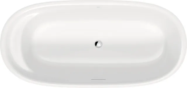 Duravit Badewanne „Cape Cod“ freistehend oval 185,5 × 88,5 cm