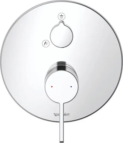 Duravit Einhand-Unterputz-Armatur „D-Neo“ in Chrom Duravit Einhand-Unterputz-Armatur „D-Neo“ in Chrom