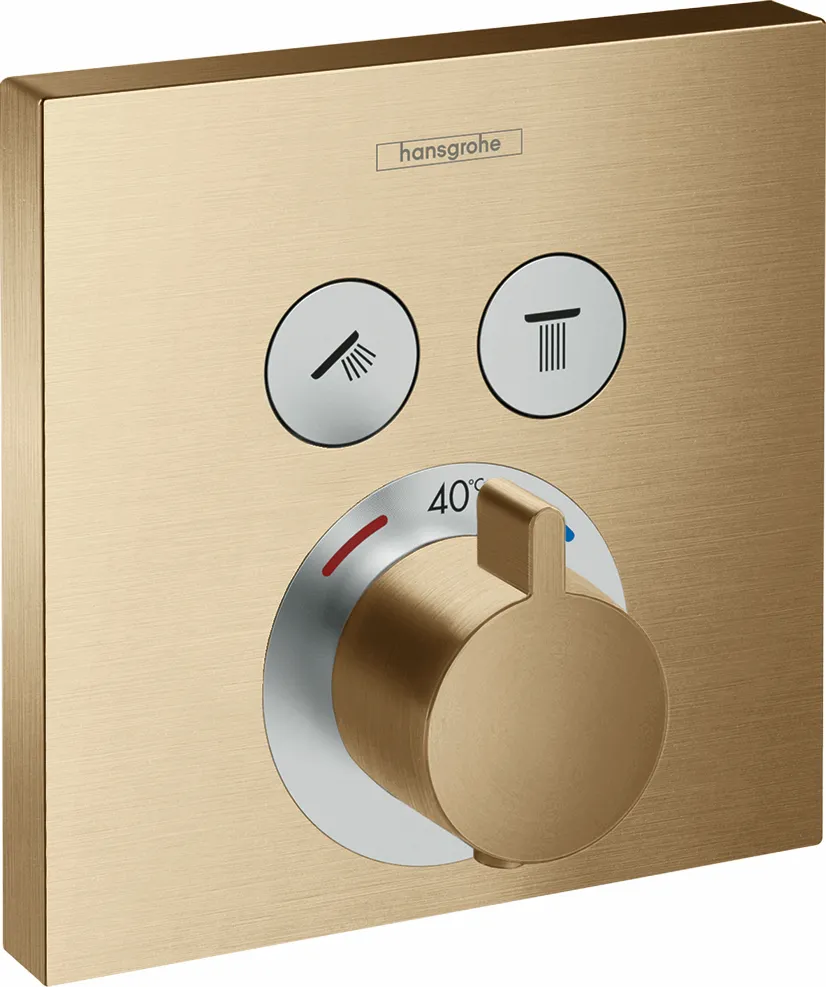 Thermostat Unterputz ShowerSelect Fertigset 2 Verbraucher chrom