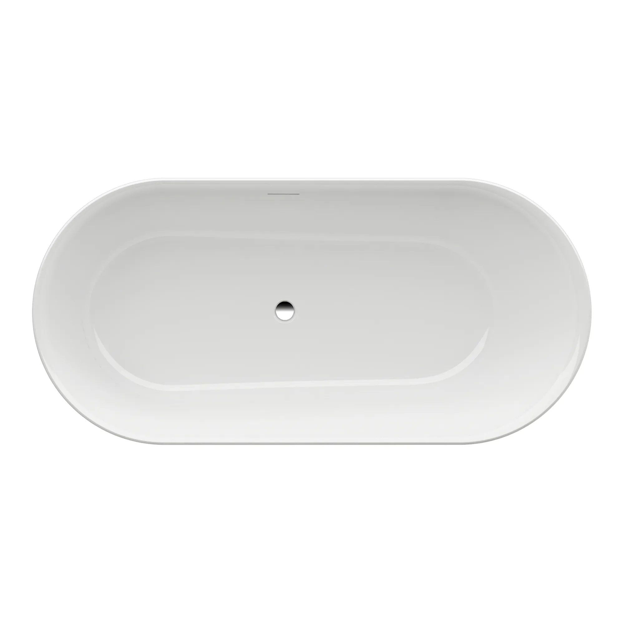 Laufen Badewanne „Kartell“ freistehend oval 171,5 × 81,4 cm
