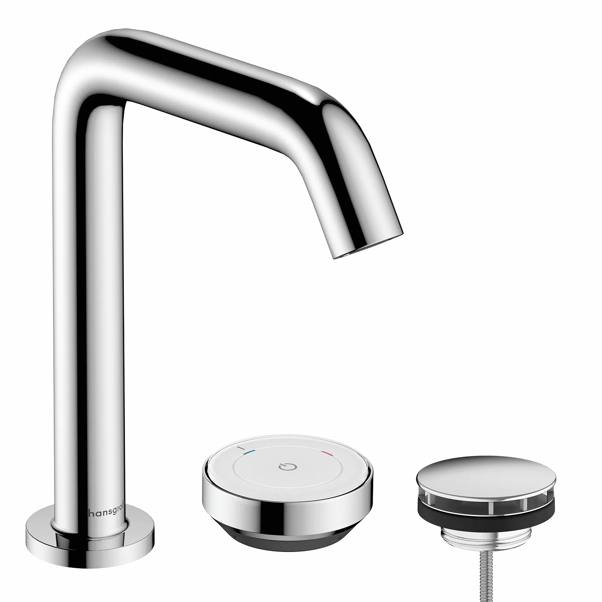 Hansgrohe Tecturis S 2-Loch Waschtischmischer 150 CoolStart EcoSmart+ mit Ablaufgarnitur, Chrom Hansgrohe Tecturis S 2-Loch Waschtischmischer 150 CoolStart EcoSmart+ mit Ablaufgarnitur, Chrom