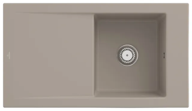 Villeroy & Boch Einbau-Küchenspülbecken „Timeline“ 50 900 × 510 × 220 mm in Almond Villeroy & Boch Einbau-Küchenspülbecken „Timeline“ 50 900 × 510 × 220 mm in Almond