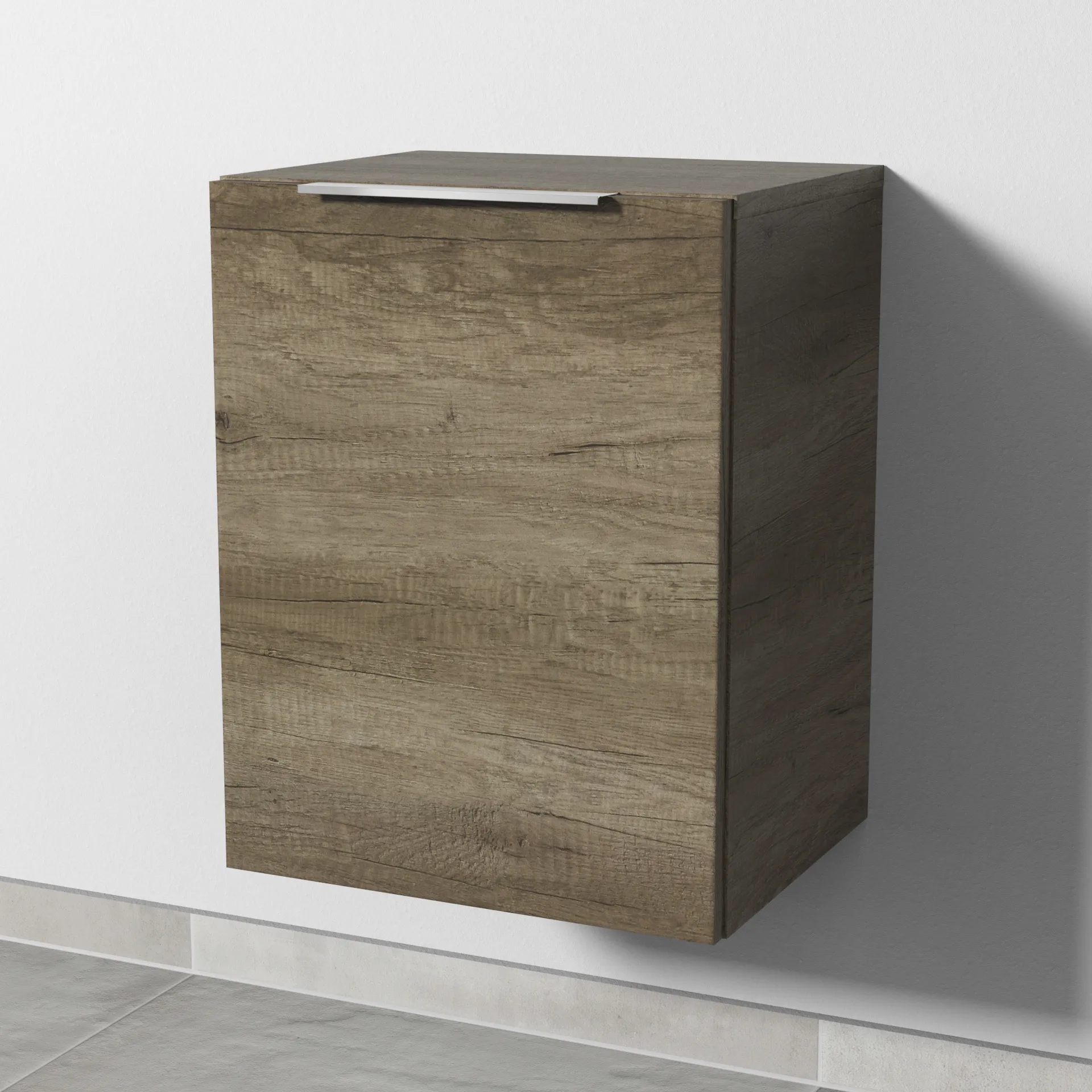 Sanipa Anbauschrank „4balance“ 400 × 518 × 329 mm in Eiche-Nebraska, Anschlag rechts, ohne Beleuchtung