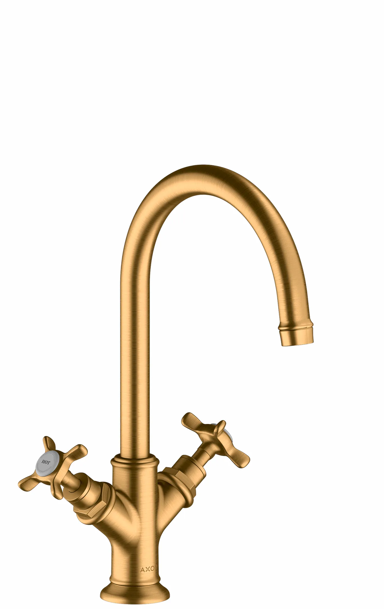 Hansgrohe AXOR Montreux 2-Griff Waschtischarmatur Brushed Gold Optic