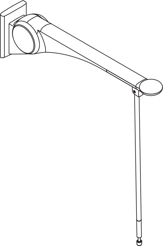 HEWI Stützklappgriff „Serie 802 LifeSystem“