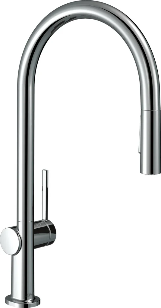 Hansgrohe Talis M54 Einhebel-Küchenmischer mit Ausziehbrause 2jet in Chrom, ComfortZone 210, schwenkbar bis 360°, Laminar- und Brausestrahl, max. Durchfluss 8 l/min, Hahnlochbohrung 35 mm Hansgrohe Talis M54 Einhebel-Küchenmischer mit Ausziehbrause 2jet in Chrom, ComfortZone 210, schwenkbar bis 360°, Laminar- und Brausestrahl, max. Durchfluss 8 l/min, Hahnlochbohrung 35 mm