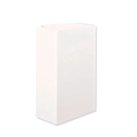 Abfallbehälter wandhängend, pulverbeschichtet weiß tiefmatt Abfallbehälter wandhängend, pulverbeschichtet weiß tiefmatt