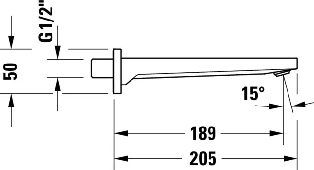 Auslauf für Armaturen „Manhattan“ in Schwarz (matt) Auslauf für Armaturen „Manhattan“ in Schwarz (matt)