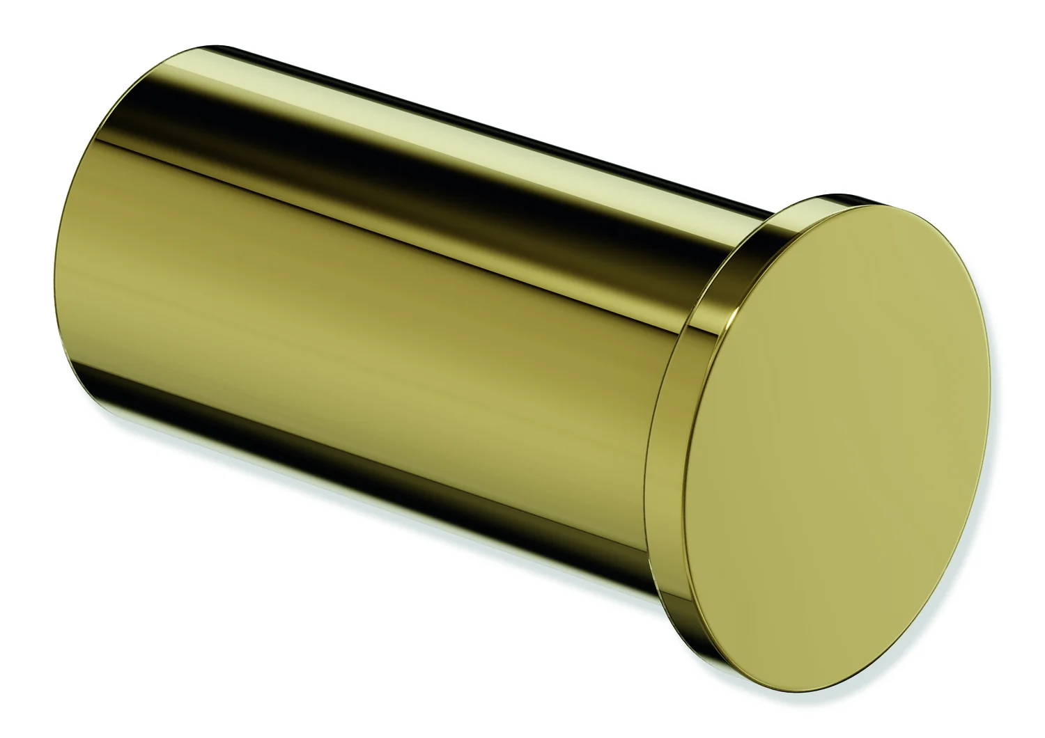 HEWI Einzelhaken System 162, Edelstahl PVD, Länge 35 mm, Durchmesser 15 mm, Farbe Gold glänzend HEWI Einzelhaken System 162, Edelstahl PVD, Länge 35 mm, Durchmesser 15 mm, Farbe Gold glänzend