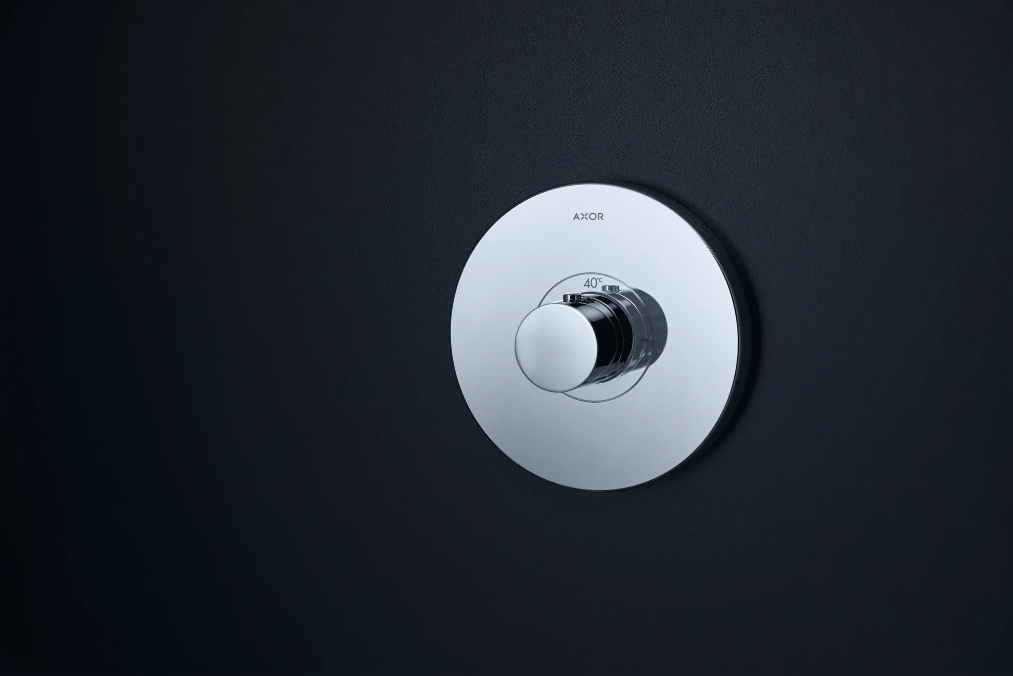 Thermostat UP Axor ShowerSelect Fertigset rund chrom Thermostat UP Axor ShowerSelect Fertigset rund chrom