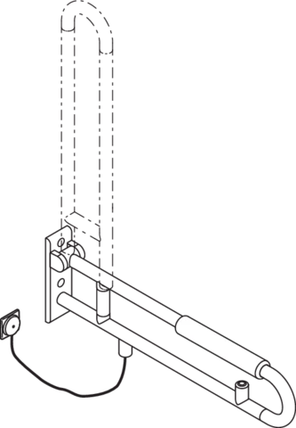 HEWI Stützklappgriff „Serie 801“