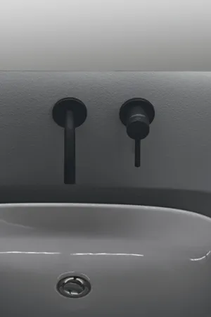 Ideal Standard Wand-Waschtischarmatur Unterputz Ceraline, Bausatz2, 2 Rosetten, Silk Black Ideal Standard Wand-Waschtischarmatur Unterputz Ceraline, Bausatz2, 2 Rosetten, Silk Black