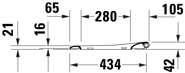 Duravit Univ.WC-Sitz D-shaped Tief 457mm Ülap Absenkaut. abnehmb. Scharn. Edelst. We