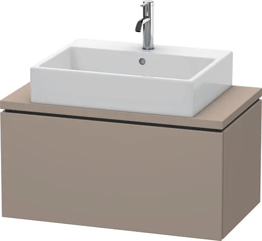 Duravit Waschtischunterschrank wandhängend „L-Cube“ 82 × 40 × 47,7 cm Basalt Matt Duravit Waschtischunterschrank wandhängend „L-Cube“ 82 × 40 × 47,7 cm Basalt Matt