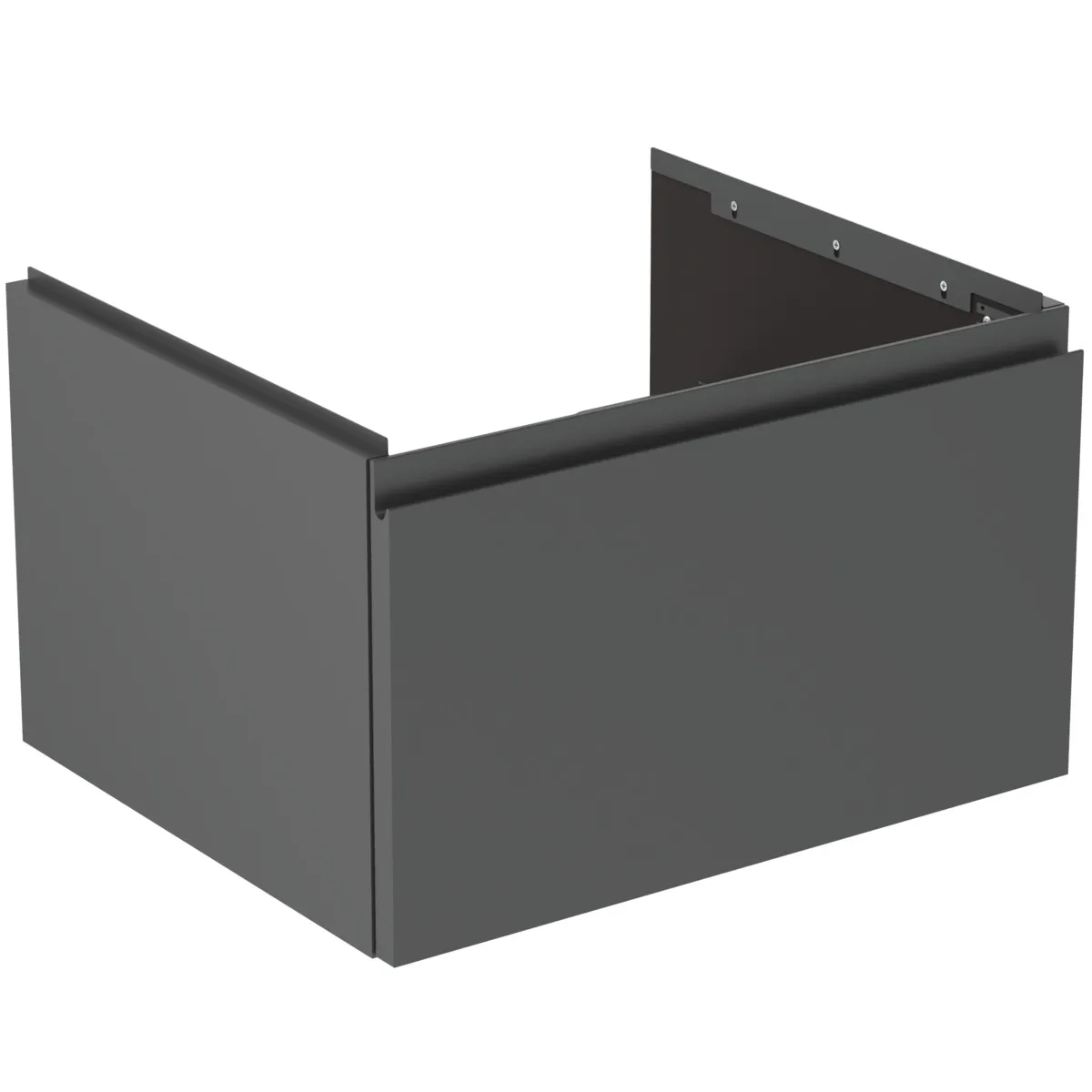 Ideal Standard Möbelwaschtischunterschrank Finesse 600x505x370mm 1 Auszug Anthrazit matt Ideal Standard Möbelwaschtischunterschrank Finesse 600x505x370mm 1 Auszug Anthrazit matt