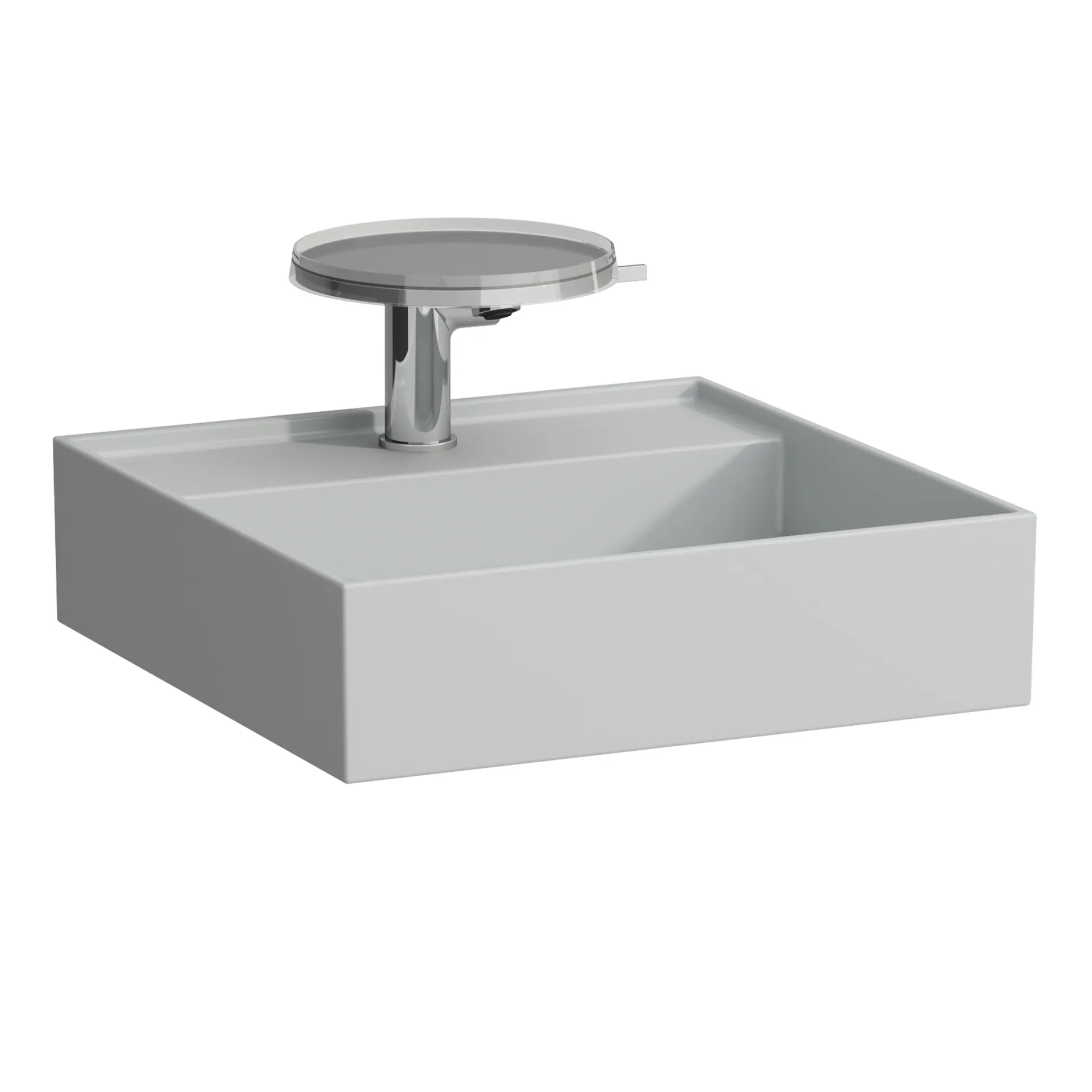 Handwaschbecken Kartell • 460x460x150 1 Hahnloch ohne Überlauf weiß