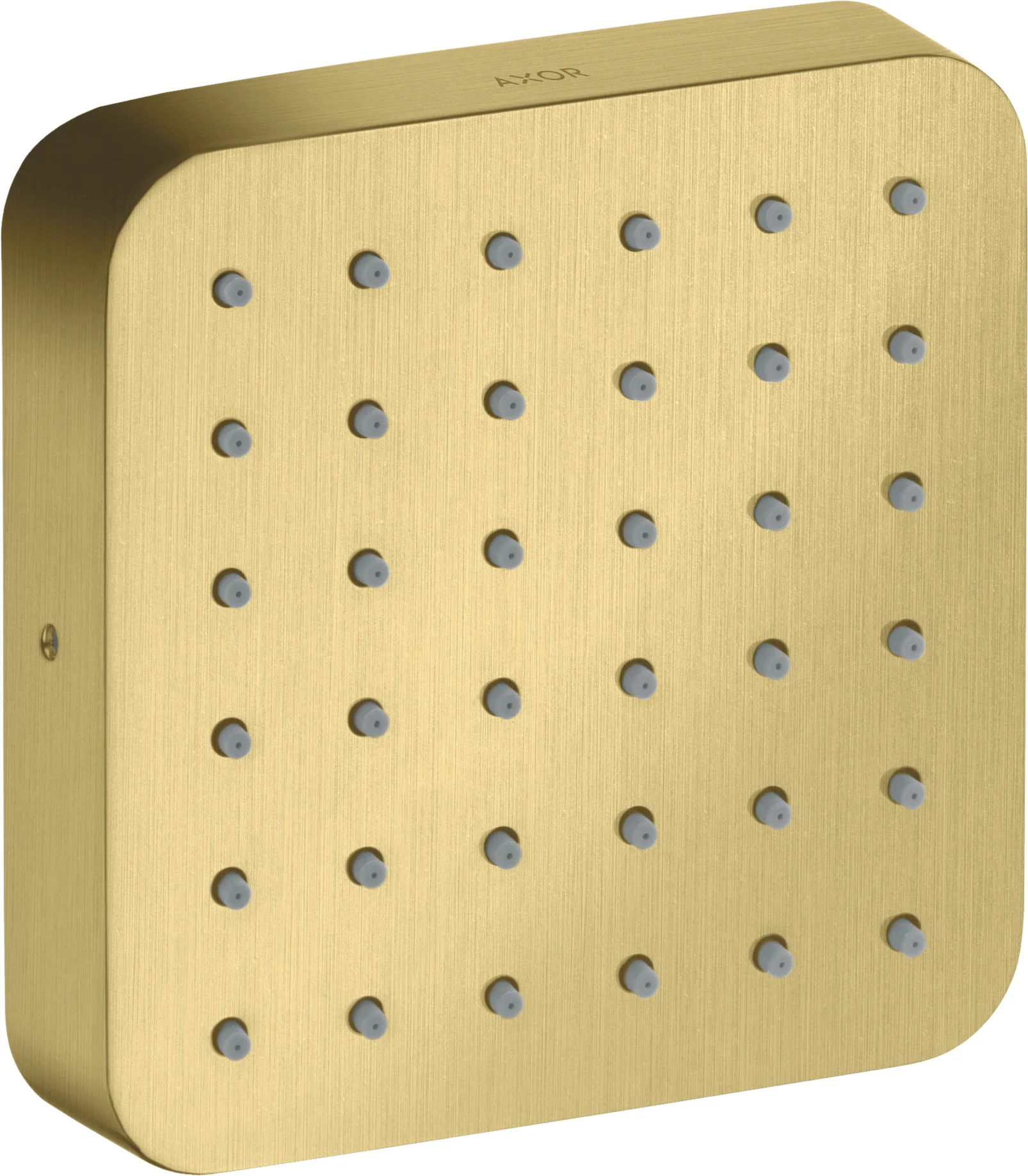 Hansgrohe AXOR Citterio E Brausemodul Unterputz softsquare, Brushed Brass, 120x120 mm Hansgrohe AXOR Citterio E Brausemodul Unterputz softsquare, Brushed Brass, 120x120 mm