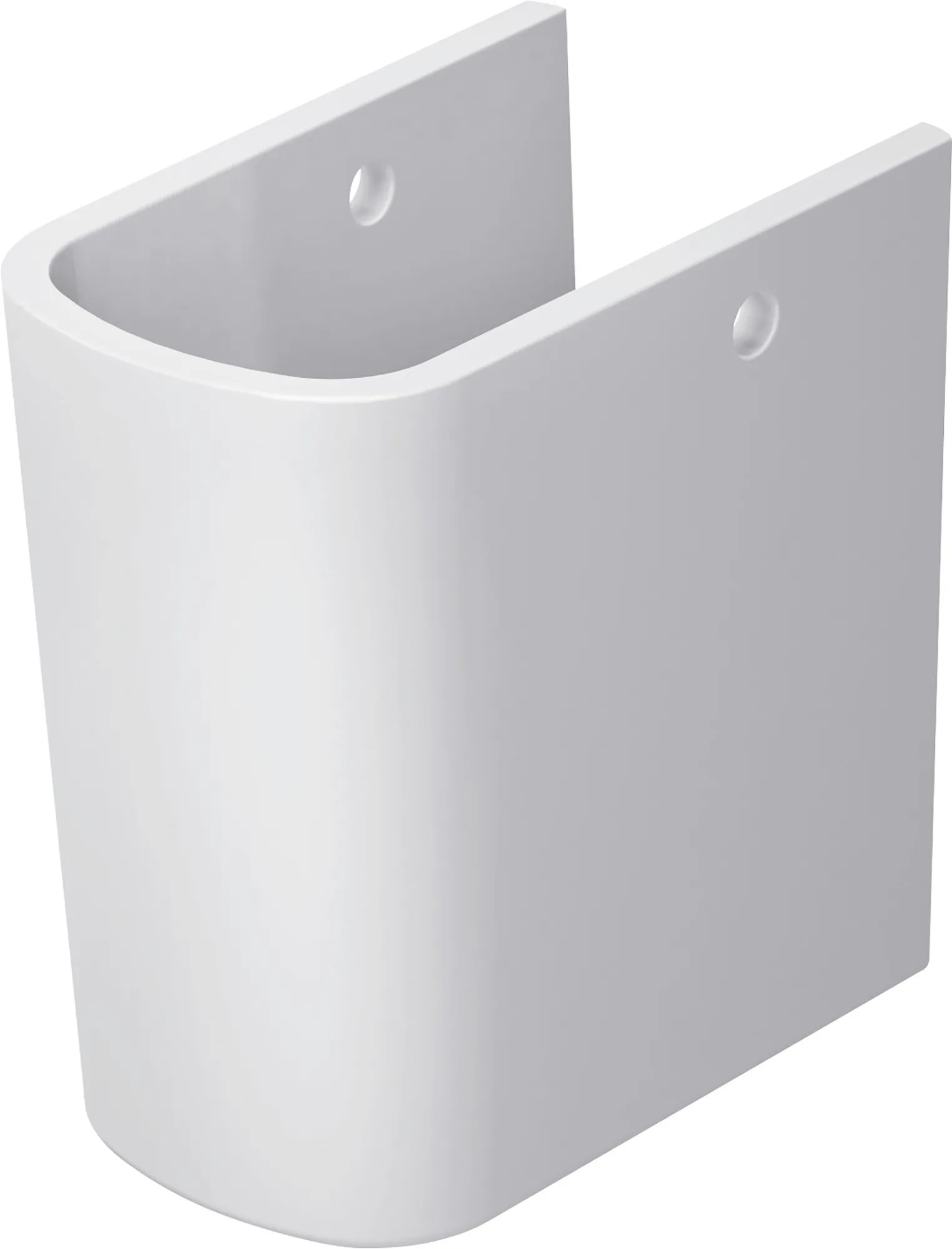 Halbsäule Nohne 1 Weiß hgl. 280x175x290mm, wandhängend Halbsäule Nohne 1 Weiß hgl. 280x175x290mm, wandhängend