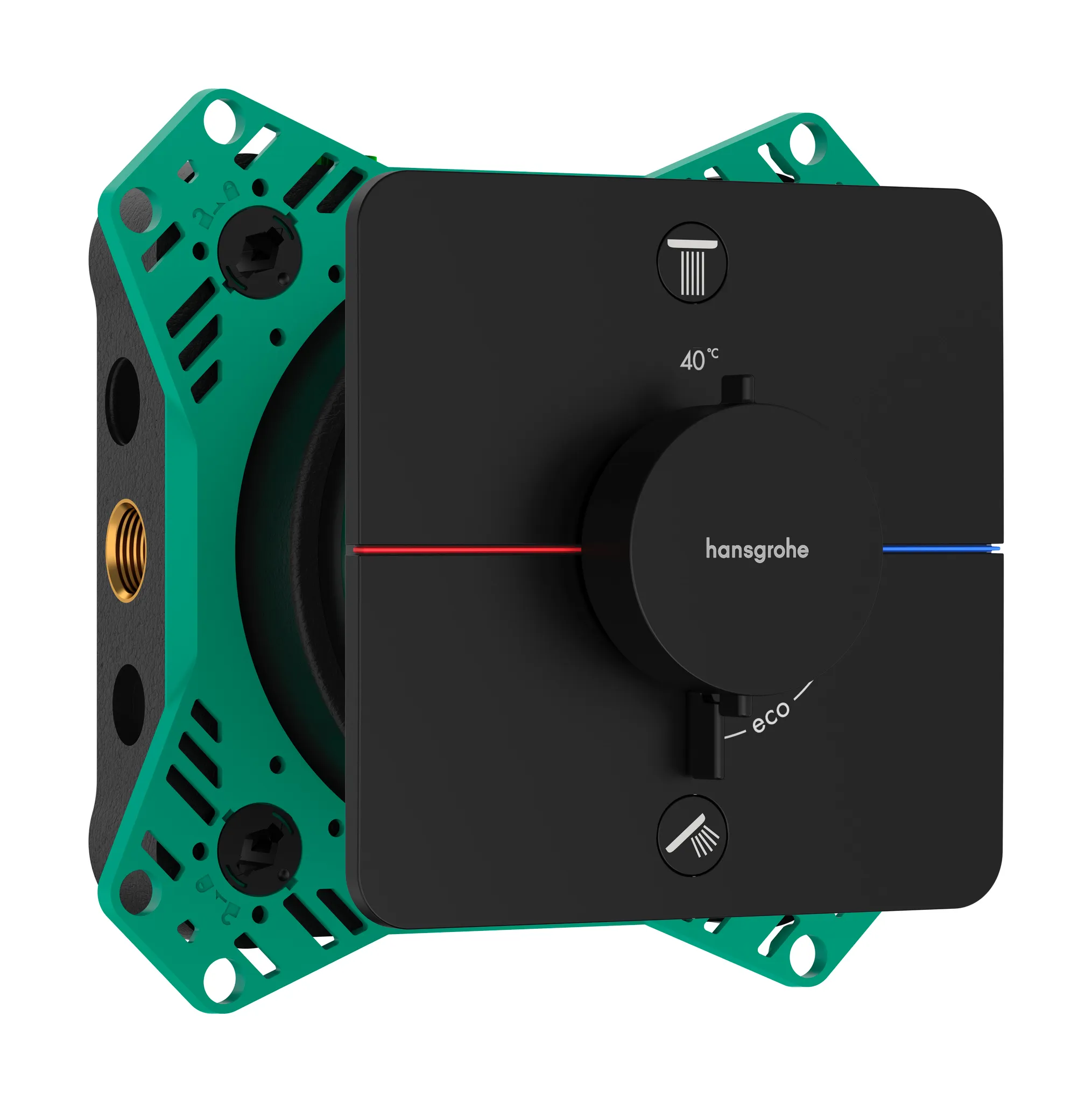 ShowerSelect Comfort Q Thermostat Unterputz für 2 Verbraucher Chrom ShowerSelect Comfort Q Thermostat Unterputz für 2 Verbraucher Chrom
