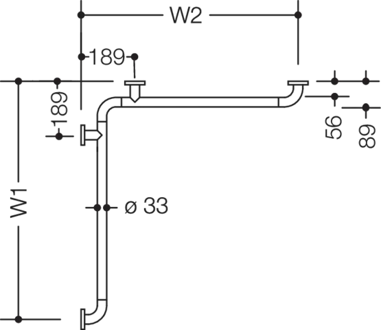 HEWI Haltegriff „Serie 801“ in / / HEWI Haltegriff „Serie 801“ in / /
