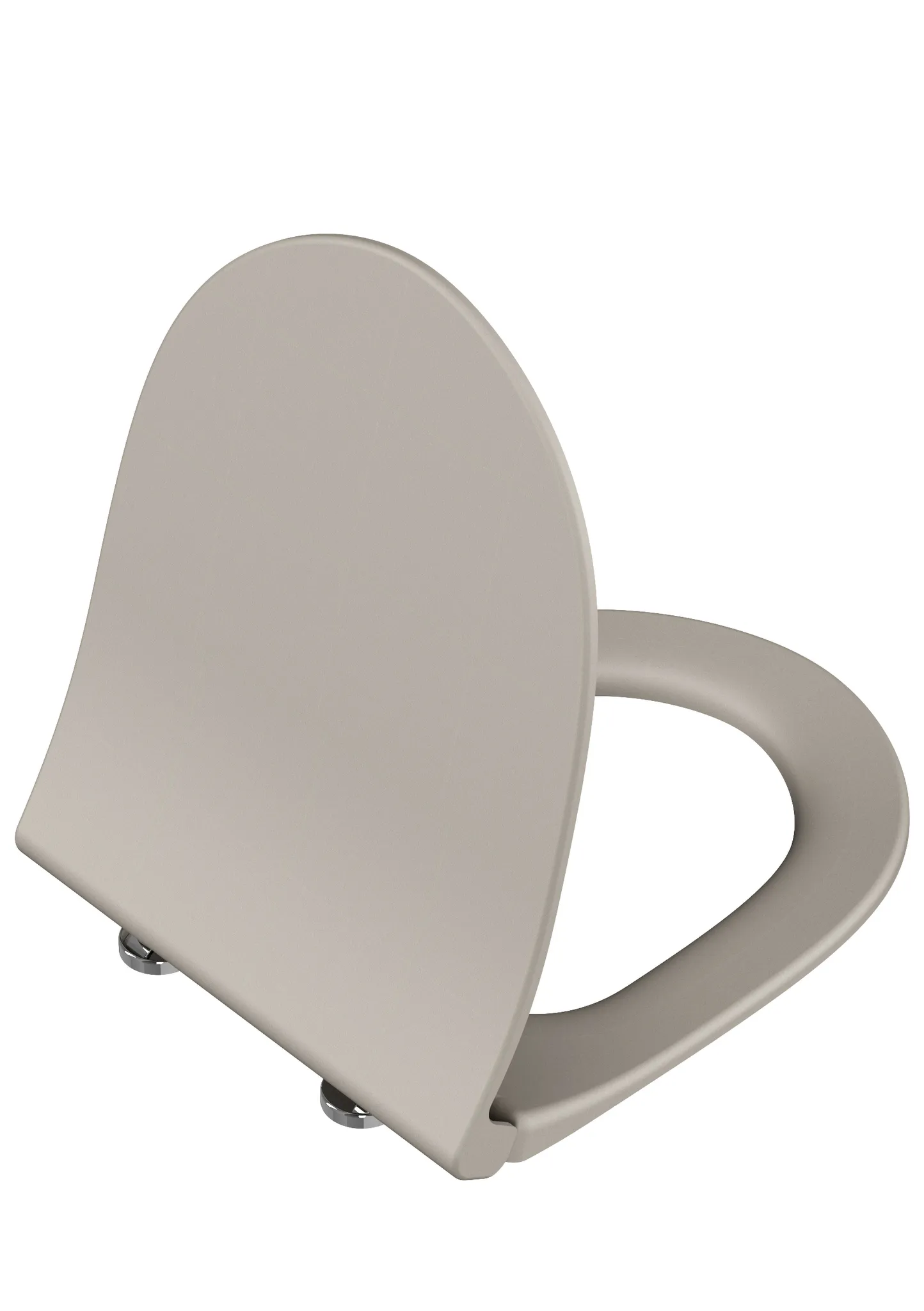 VitrA Sento WC-Sitz Slim mit Absenkautomatik Duroplast Taupe Matt