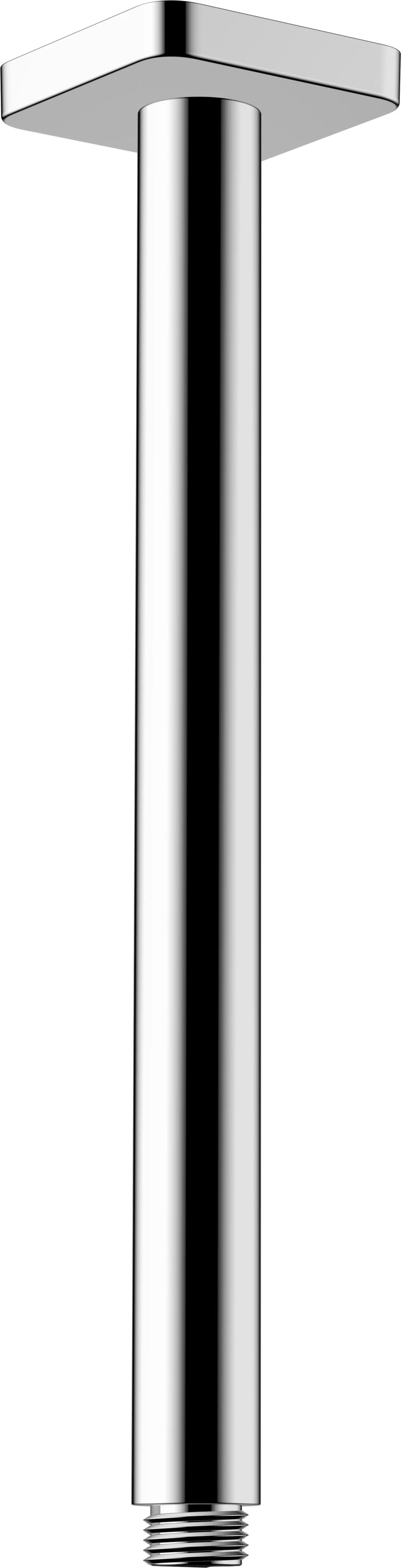 Hansgrohe Vernis Shape Deckenanschlussstuck, Chrom, 30 cm, Aufputzmontage
