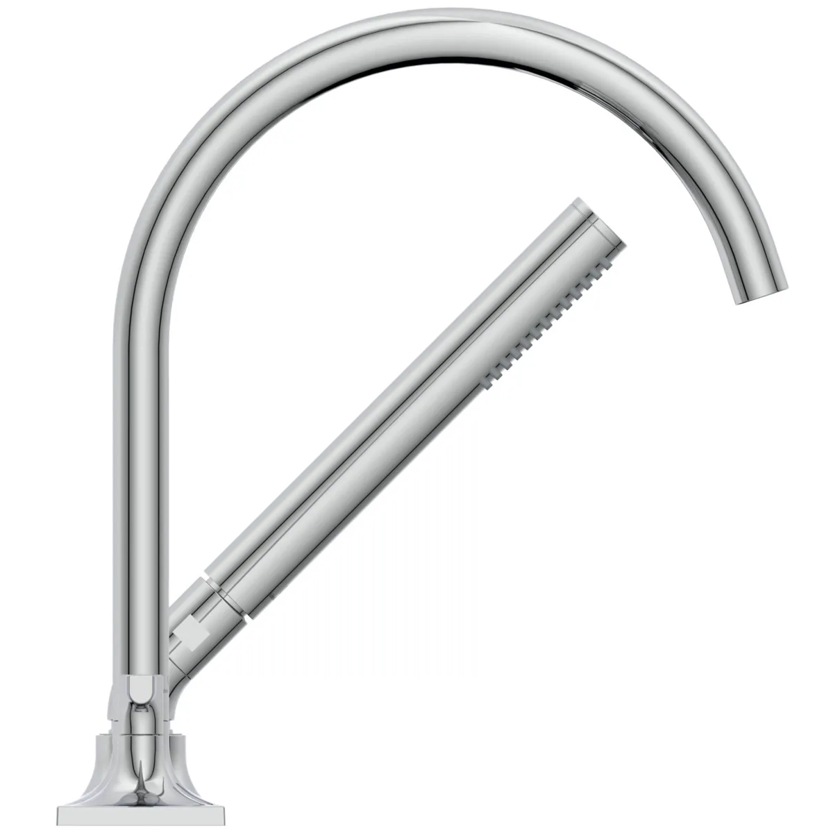 Ideal Standard Joy Neo Armaturen, 5-Loch-Badearmatur Wannenrand mit Stick-Handbrause, Chrom Ideal Standard Joy Neo Armaturen, 5-Loch-Badearmatur Wannenrand mit Stick-Handbrause, Chrom