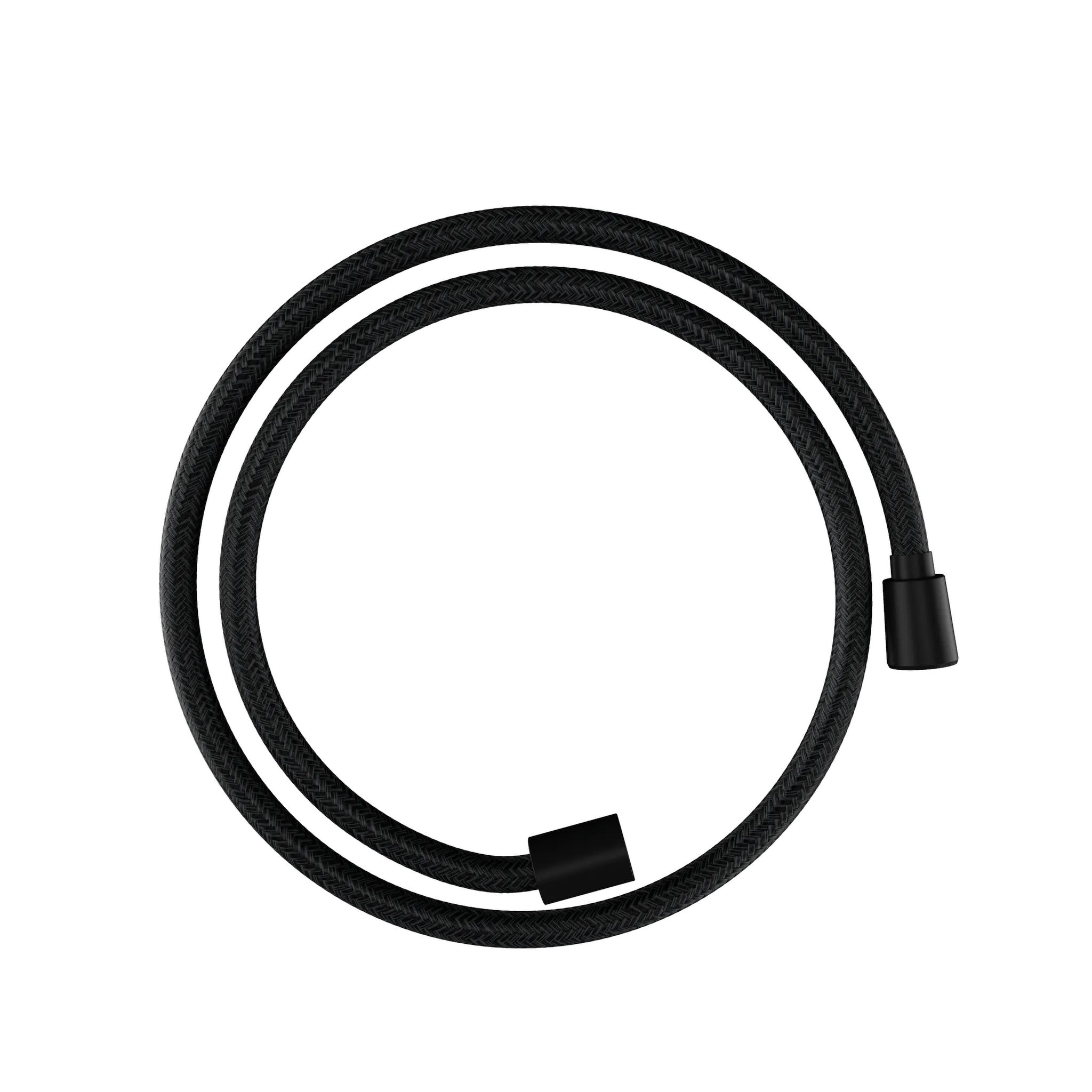 Hansgrohe Designflex Textilbrauseschlauch 125 cm, Mattschwarz Hansgrohe Designflex Textilbrauseschlauch 125 cm, Mattschwarz