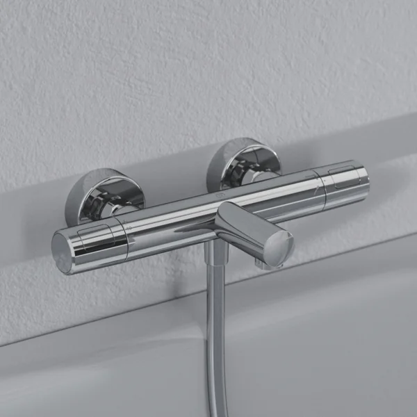 Ideal Standard Ceratherm T25 N Badearmatur mit Handbrause-Set Chrom