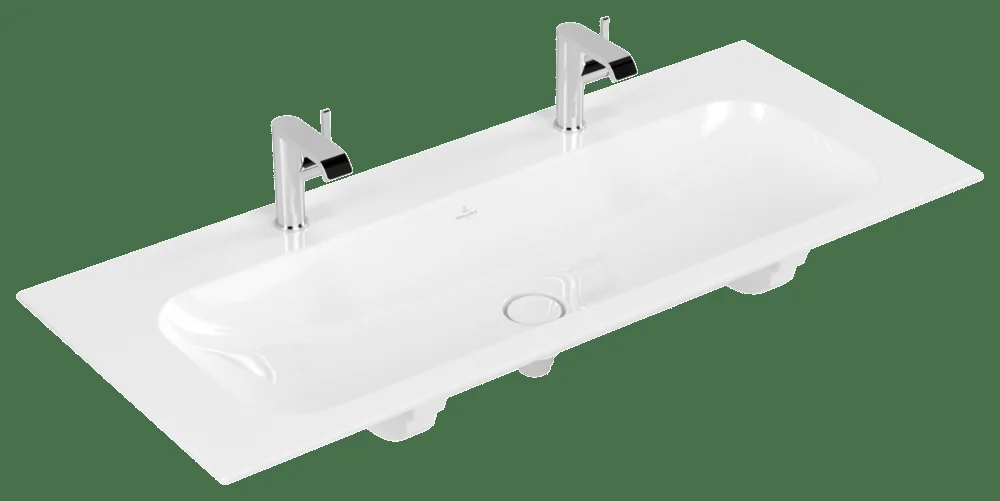 Villeroy & Boch Finion Schrankwaschtisch TitanCeram 1200x500mm Rechteck Weiß Alpin CeramicPlus