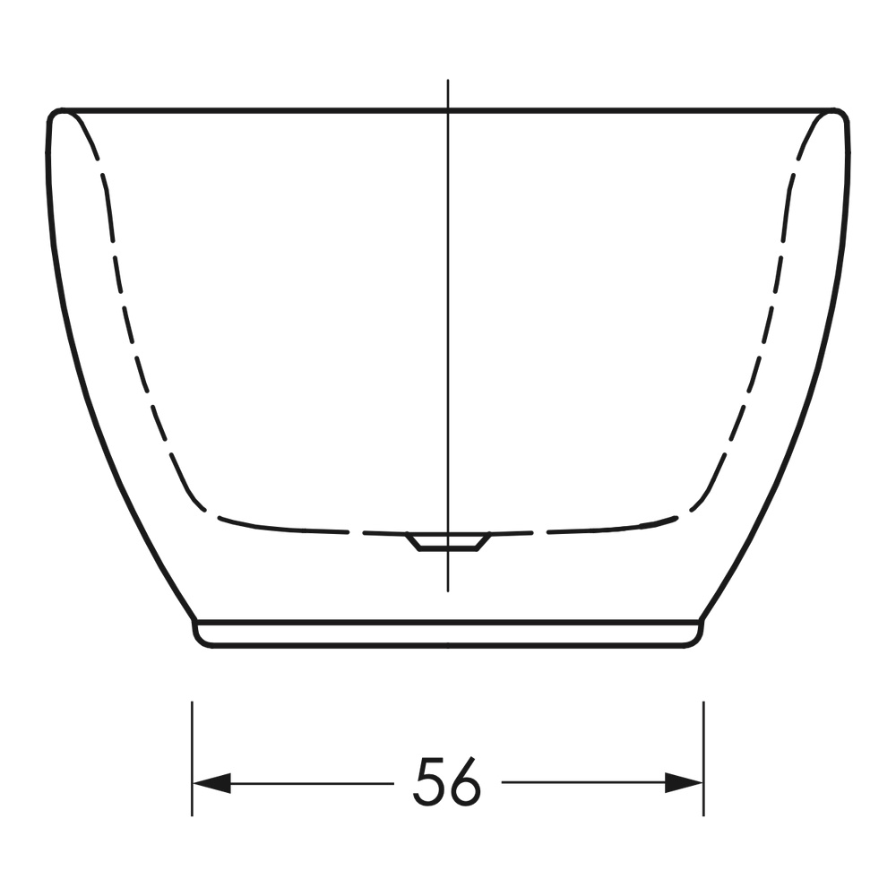 repaBAD Badewanne „Ferrara Mono F“ freistehend oval 1850 × 950 mm, Fußablauf in Weiß repaBAD Badewanne „Ferrara Mono F“ freistehend oval 1850 × 950 mm, Fußablauf in Weiß