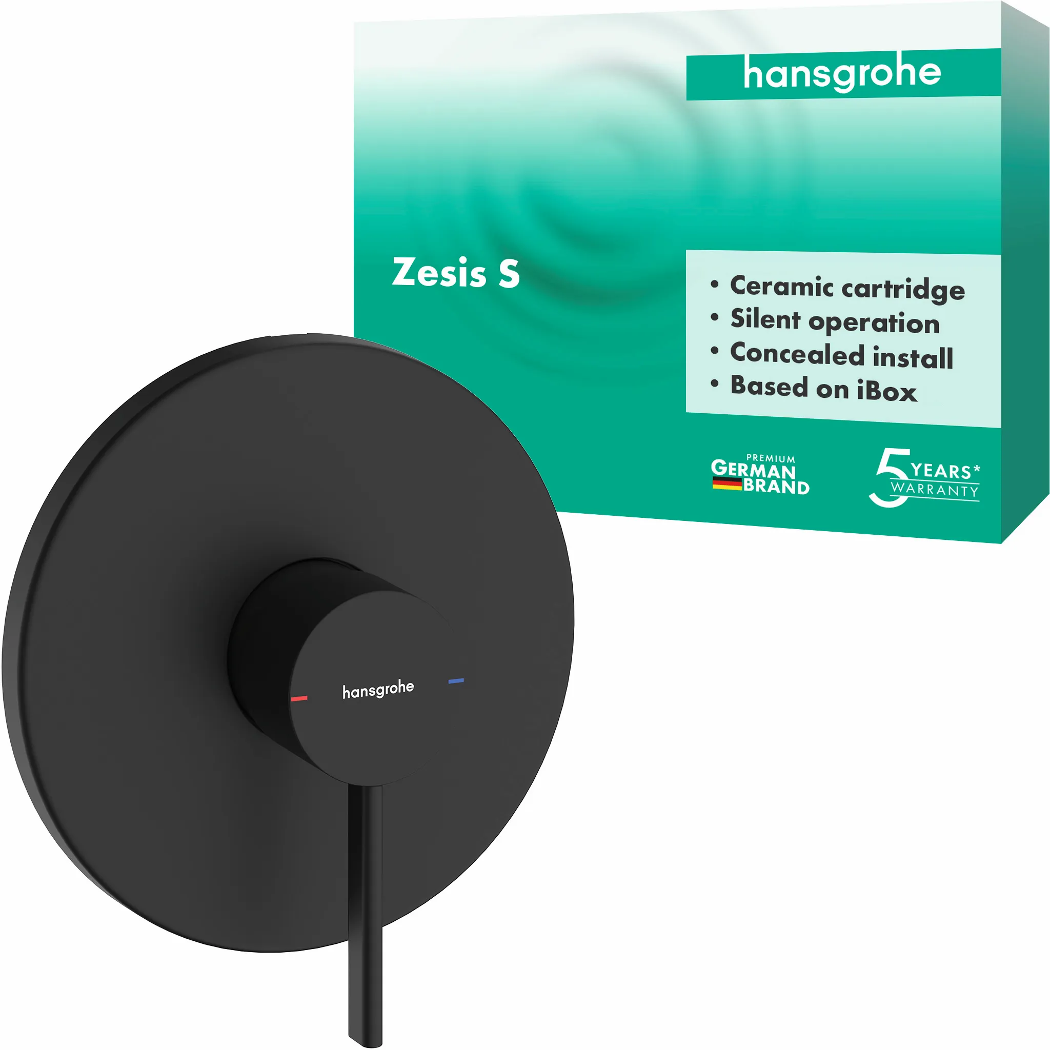 Zesis S Einhebel-Brausemischer Unterputz für iBox universal, Chrom