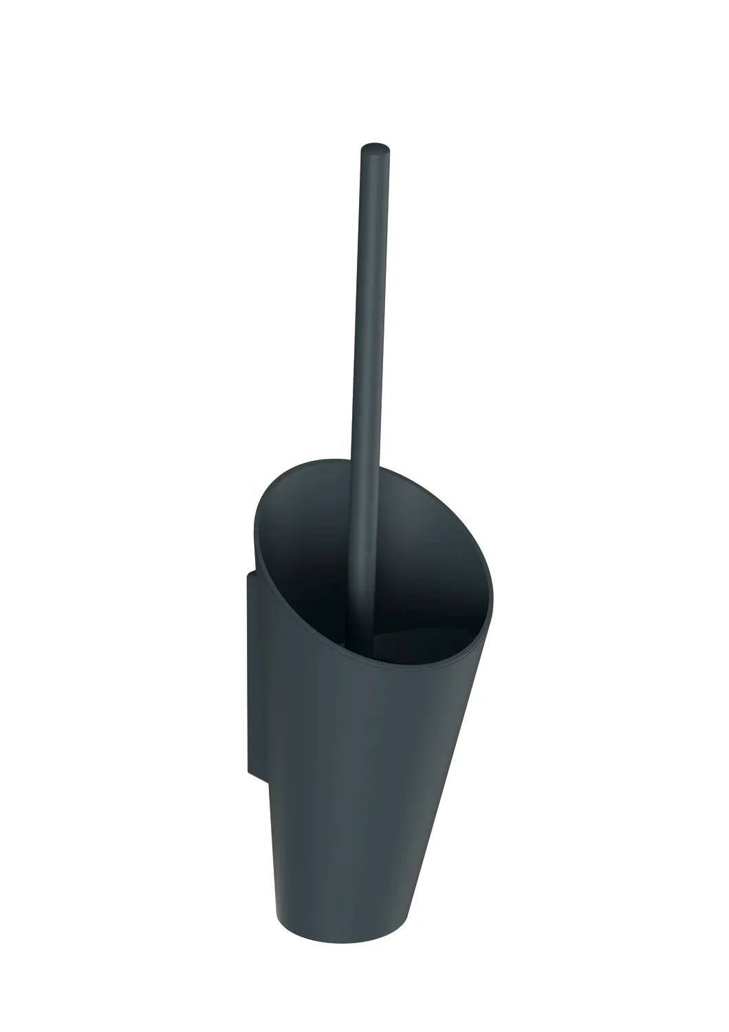 HEWI Toilettenbürstengarnitur „Serie 801“ 13 × 45,8 cm in Anthrazitgrau HEWI Toilettenbürstengarnitur „Serie 801“ 13 × 45,8 cm in Anthrazitgrau