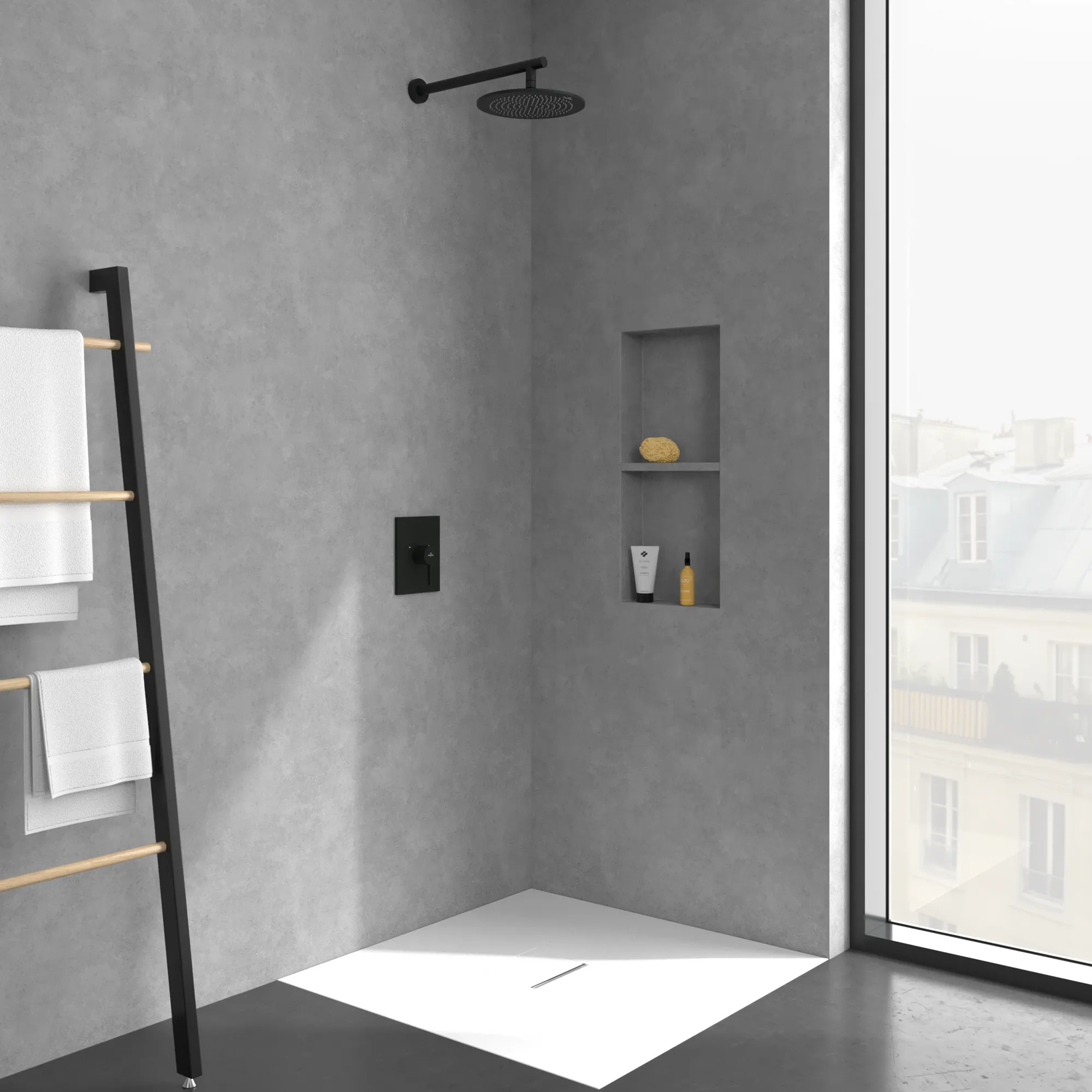 Einhand-Unterputz-Armatur „Conum“ 11,9 cm in Matt Black Einhand-Unterputz-Armatur „Conum“ 11,9 cm in Matt Black