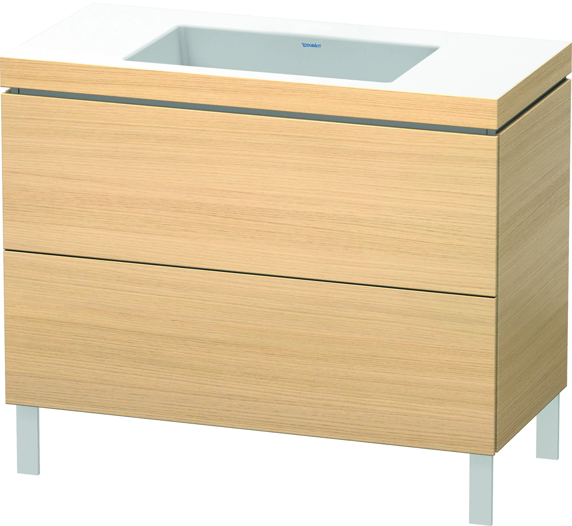 Duravit Set bodenstehend „L-Cube“ 100 × 48 × 69,8 cm Duravit Set bodenstehend „L-Cube“ 100 × 48 × 69,8 cm