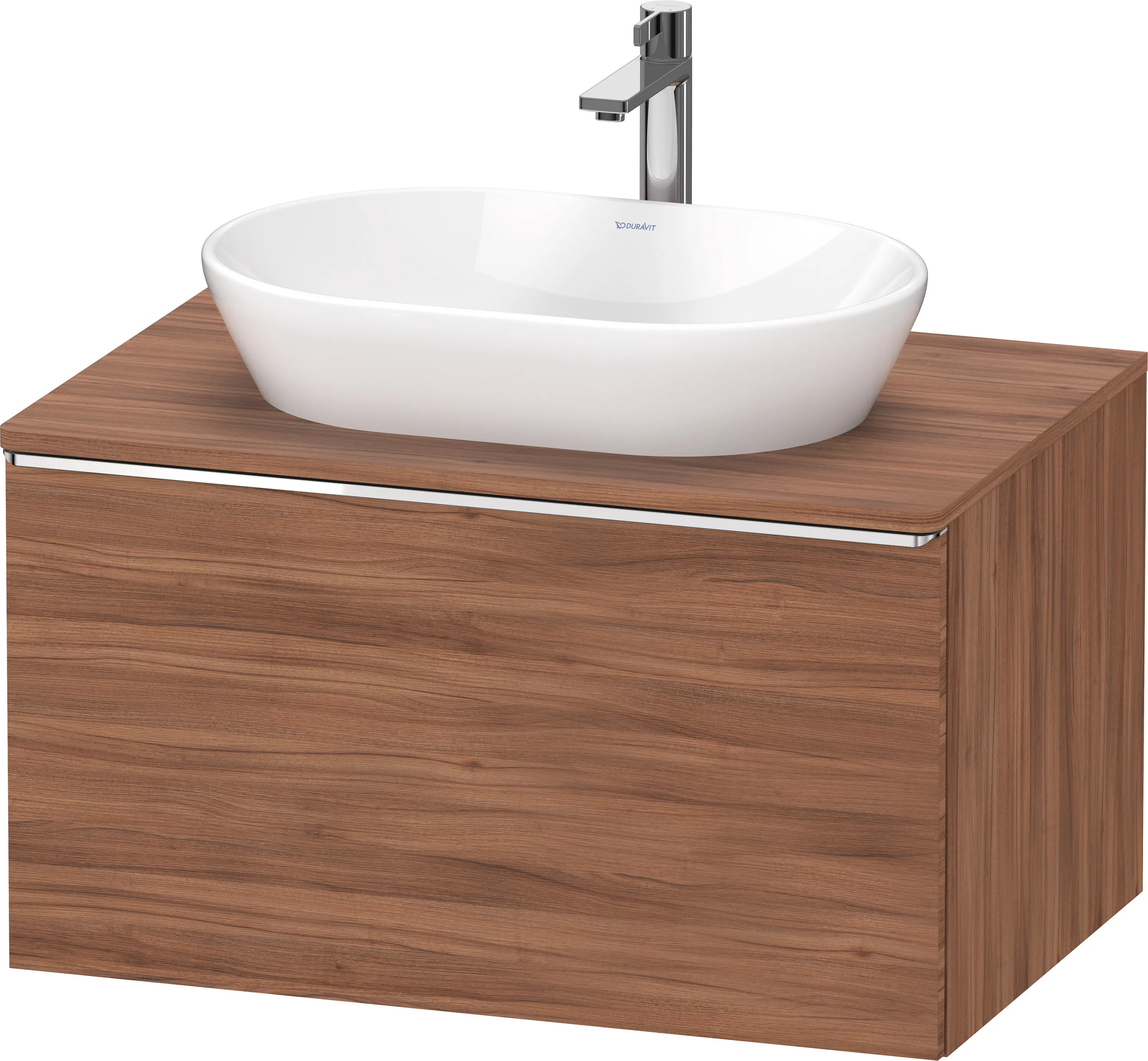 Duravit Waschtischunterschrank wandhängend „D-Neo“ 80 × 45,9 × 55 cm Nussbaum Natur